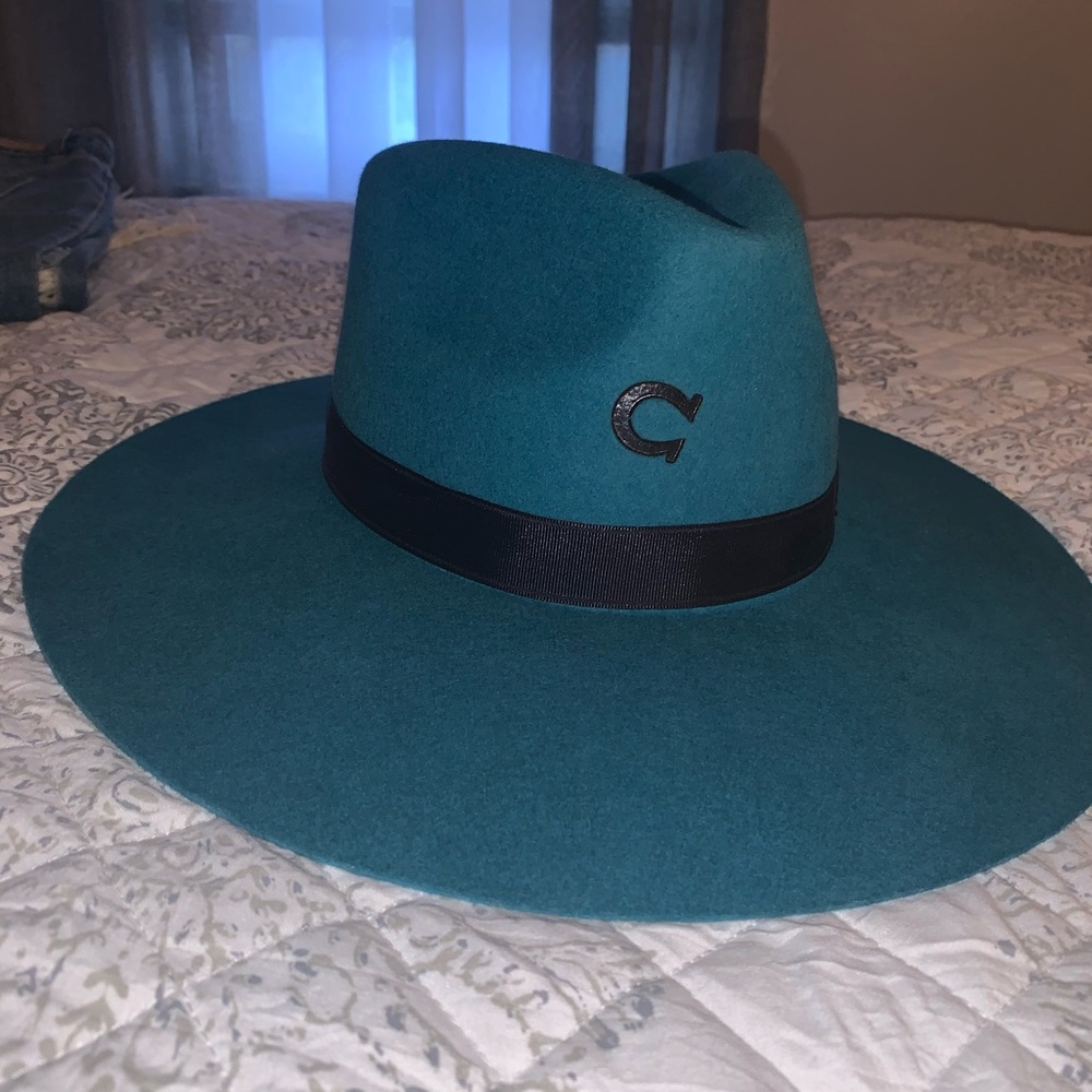 Turquoise Charlie 1 Horse Hat in the style highway